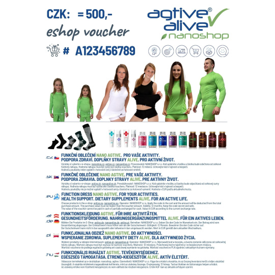AGTIVE voucher 500